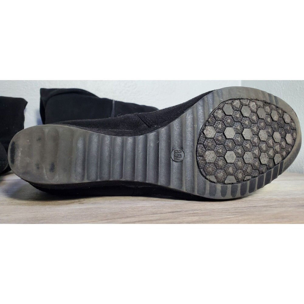 Women's Department 222 Bealls 8.5 Angelina Black Mid Casual Boots Zippered 8.5 - Picture 8 of 11